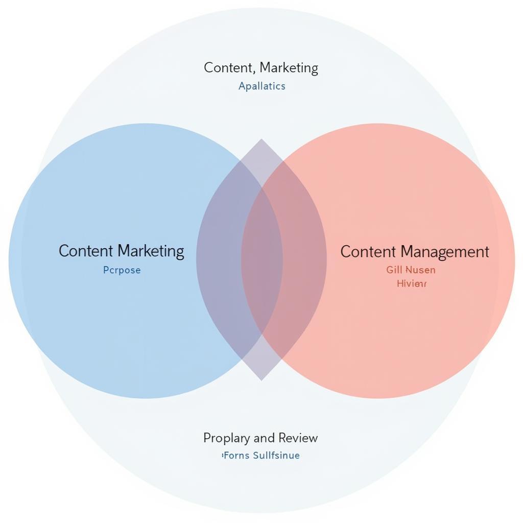 Sơ đồ kết nối Content Marketing và Content Management