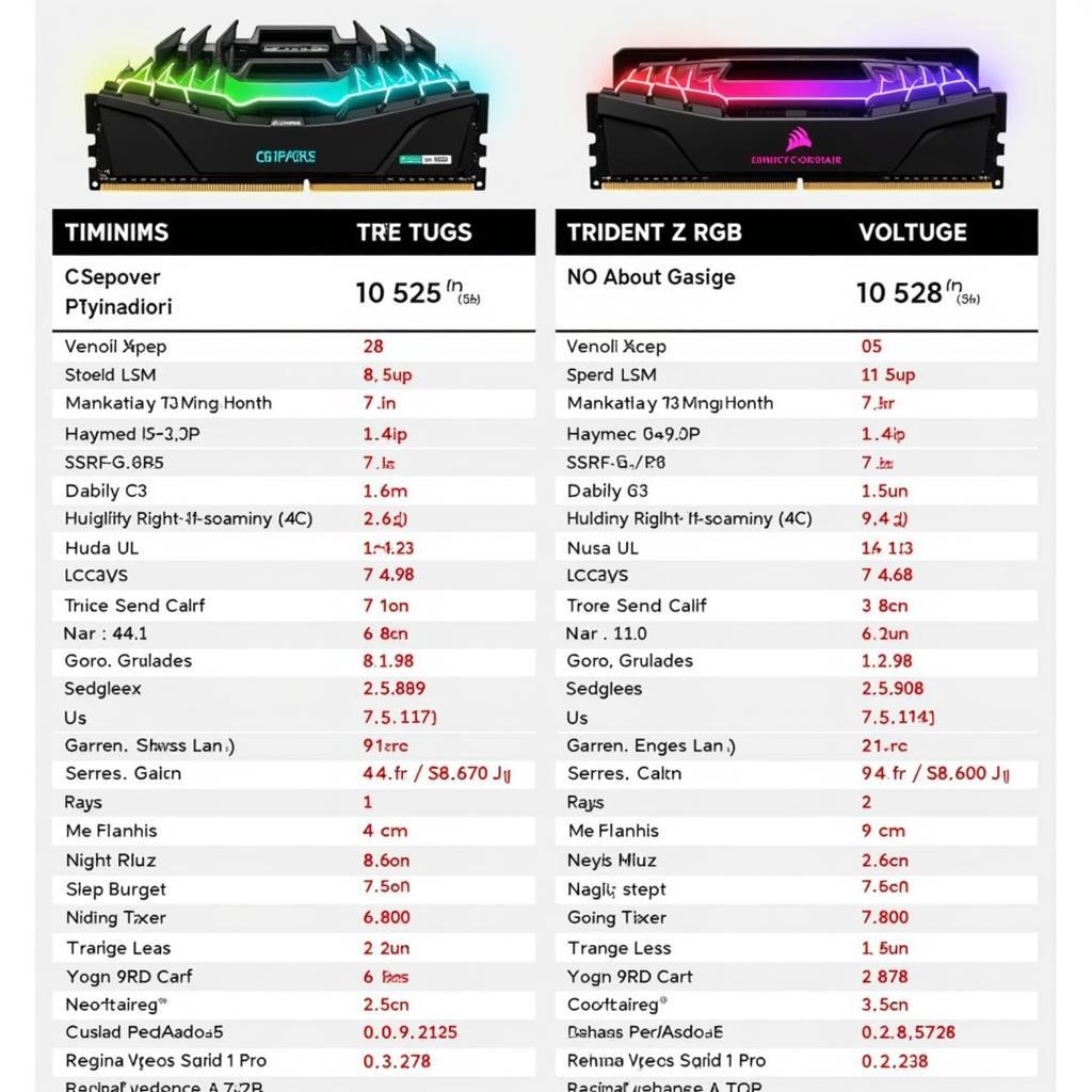 Corsair Vengeance RGB Pro và Trident Z RGB Hiệu Năng