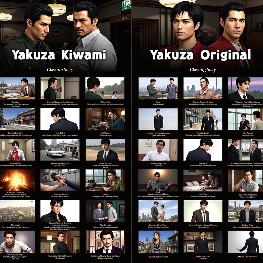 So sánh Cốt Truyện Yakuza Kiwami và Original