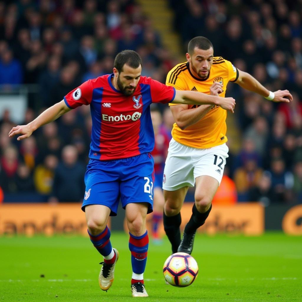 Crystal Palace đối đầu Wolves tại Ngoại Hạng Anh