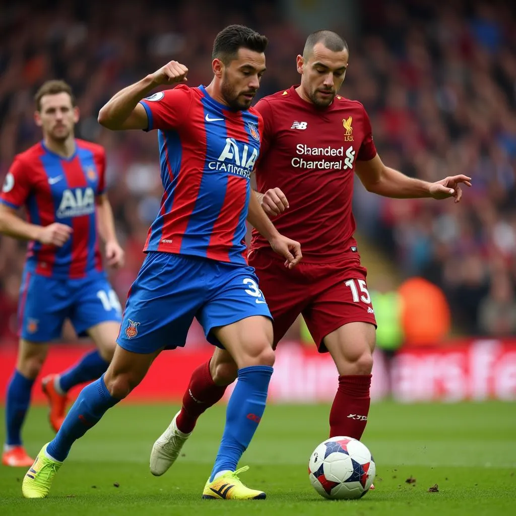 Crystal Palace gây áp lực lên hàng thủ Liverpool