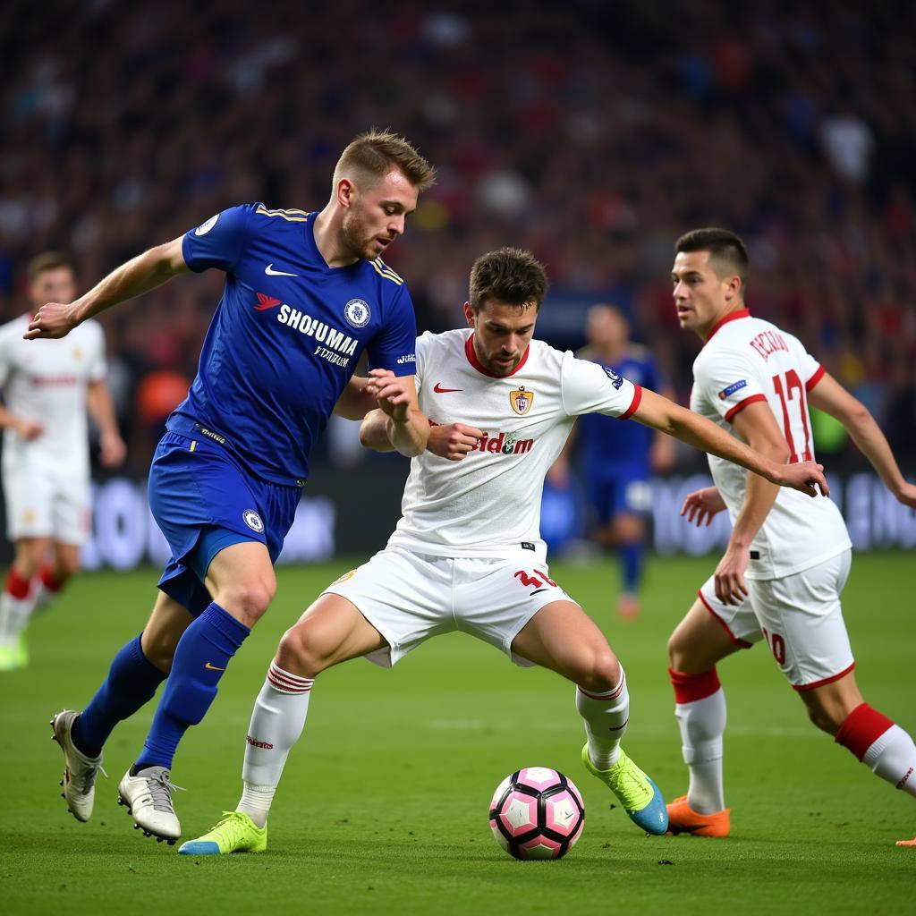 Cuộc đối đầu nảy lửa giữa Chelsea và Sevilla