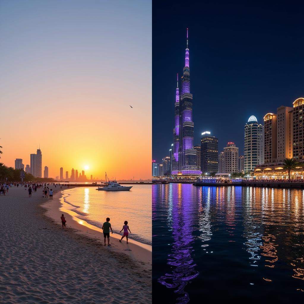 Cuộc sống Abu Dhabi vs Dubai