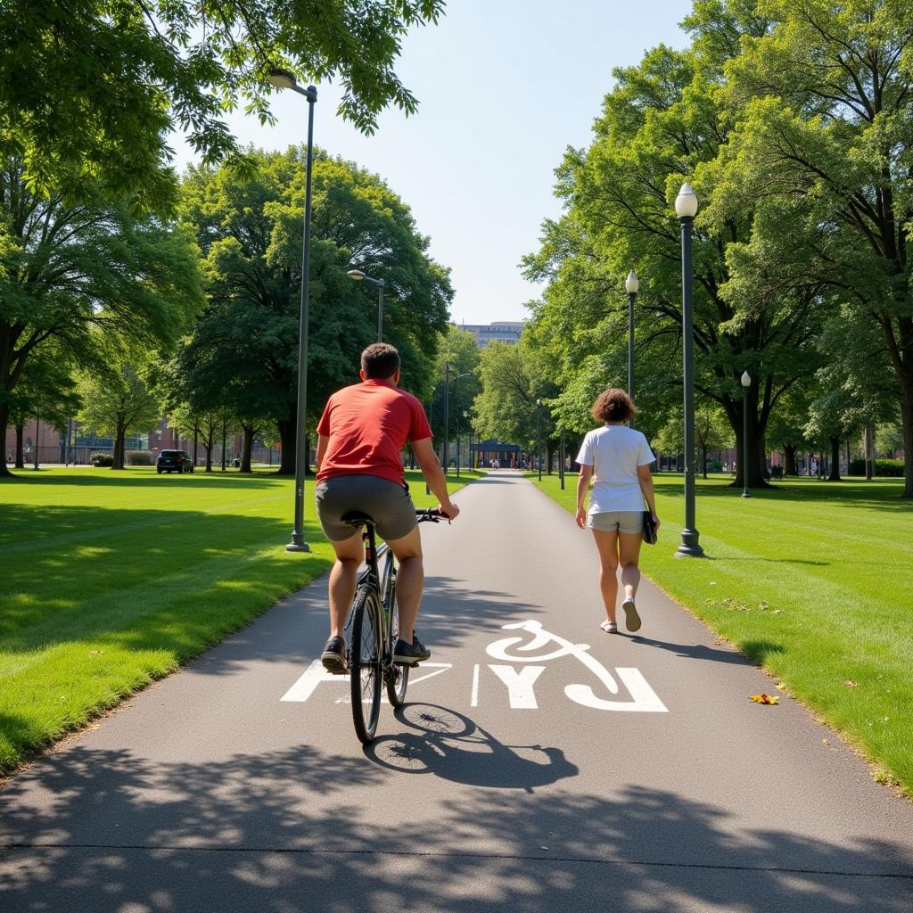 Cycling vs Walking City