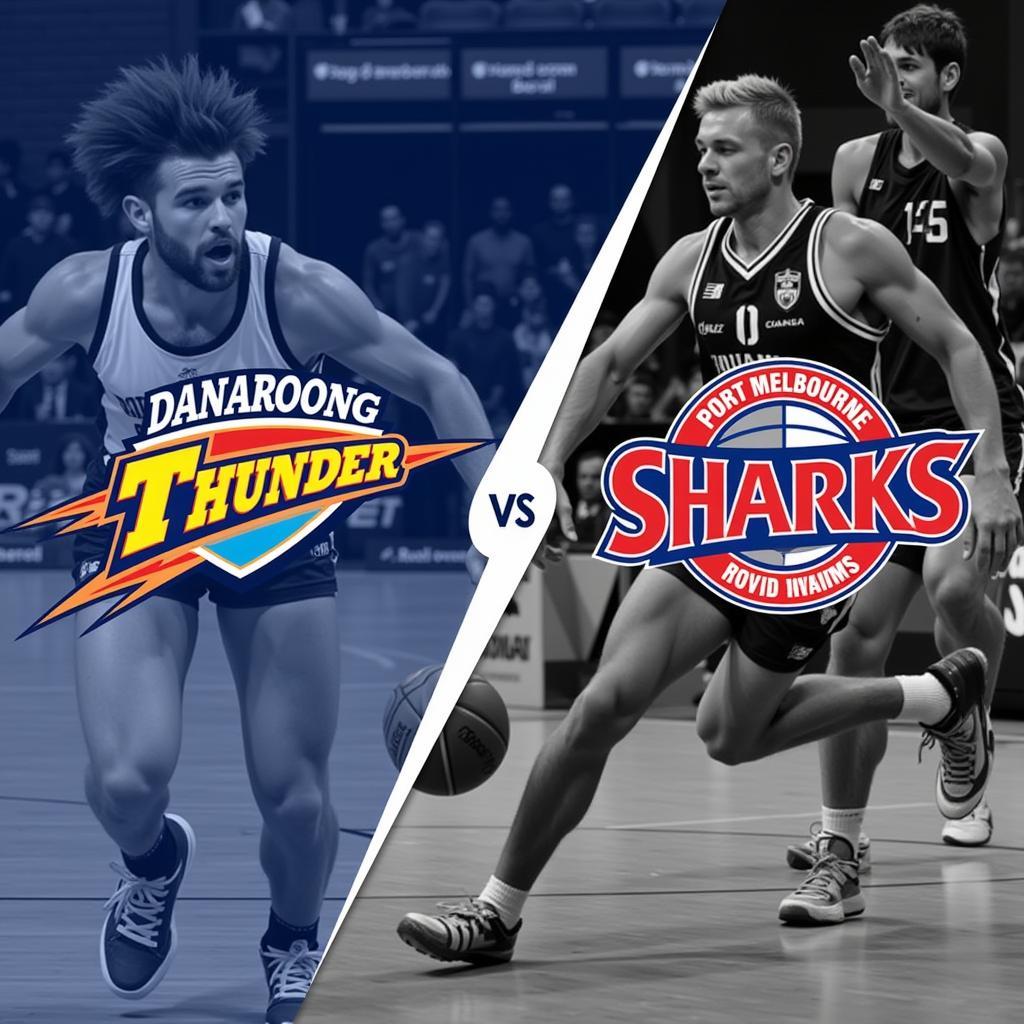 Dandenong Thunder đối đầu Port Melbourne Sharks trong một trận cầu kinh điển