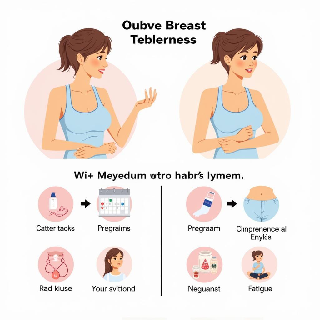 Breast Tenderness Before Period vs. Early Pregnancy