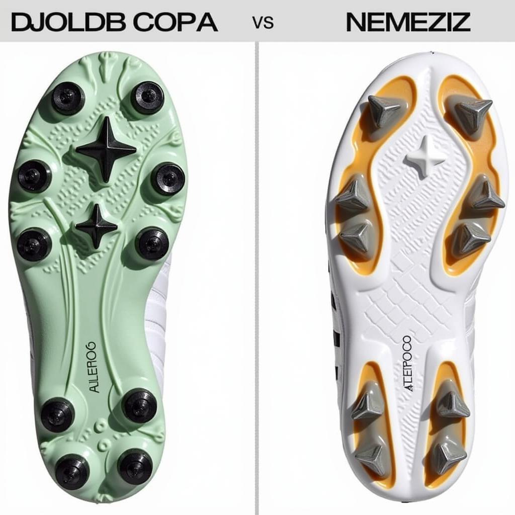 Đế giày Adidas Copa và Nemeziz