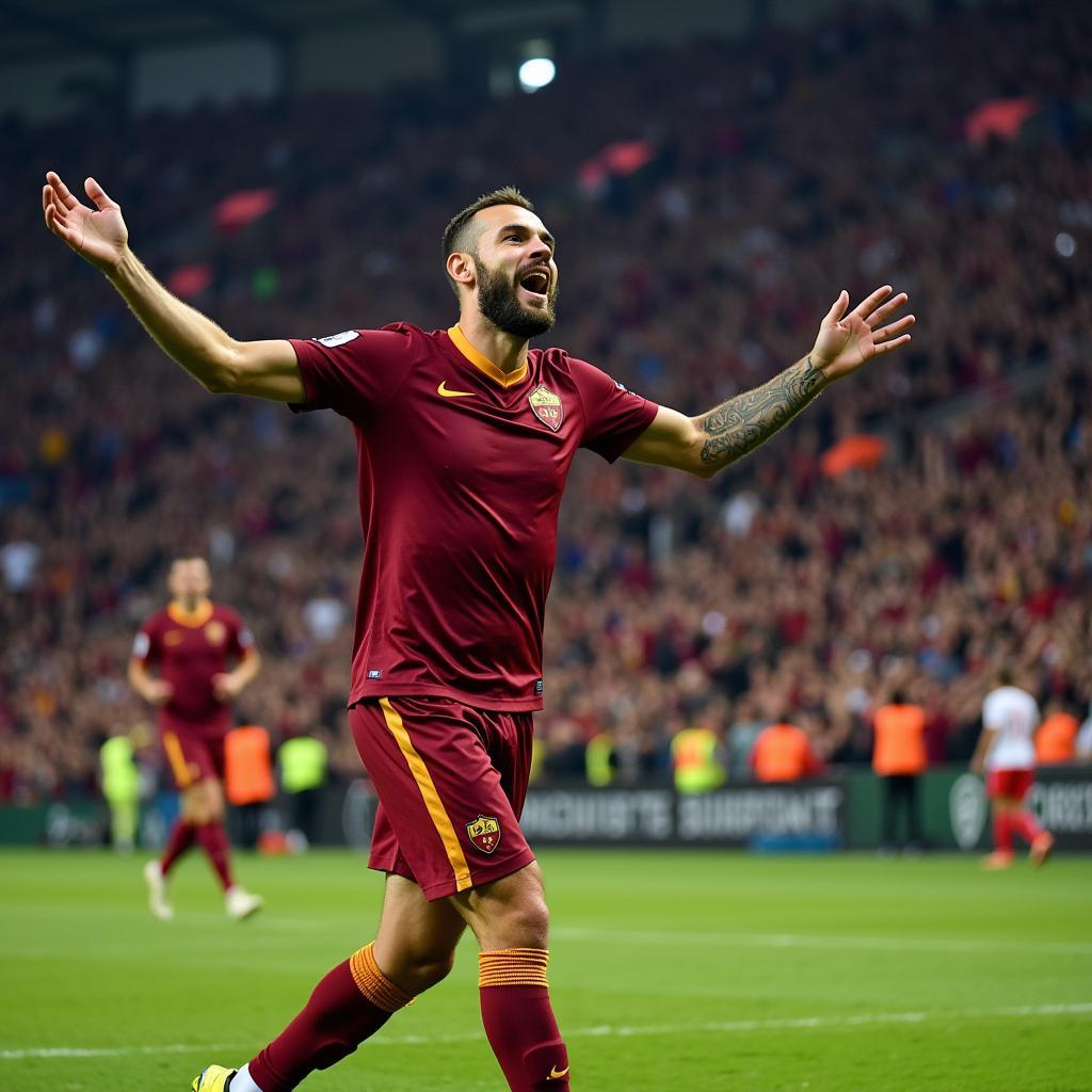 De Rossi ăn bàn nâng tỷ số