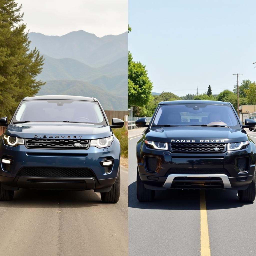 Land Rover Discovery Sport và Range Rover Evoque: So sánh thiết kế ngoại thất