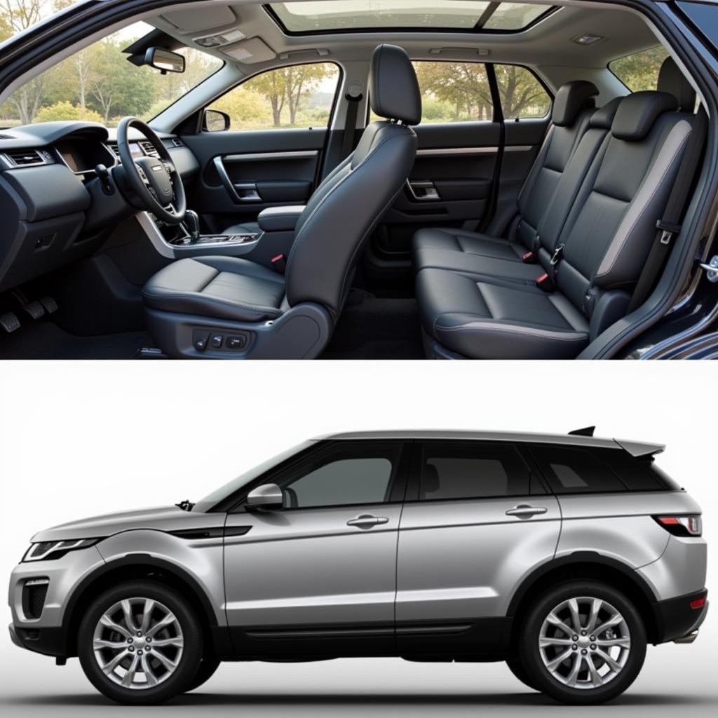 Land Rover Discovery Sport và Range Rover Evoque: So sánh nội thất và tiện nghi