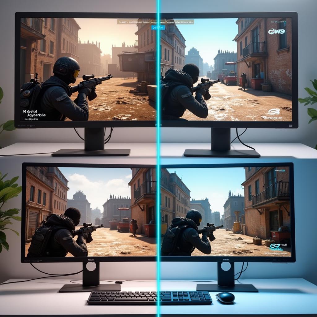 Độ mượt của màn hình 60hz và 144hz