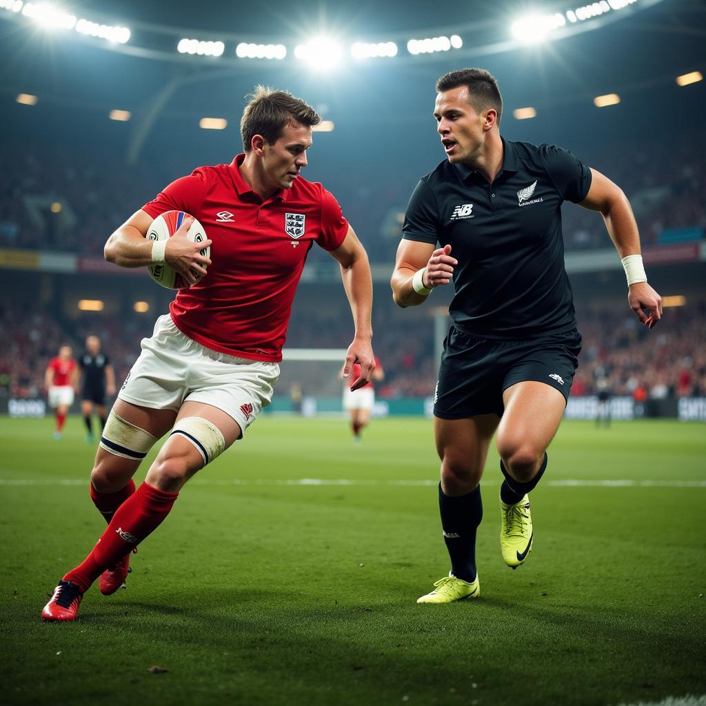 Đối đầu England và New Zealand