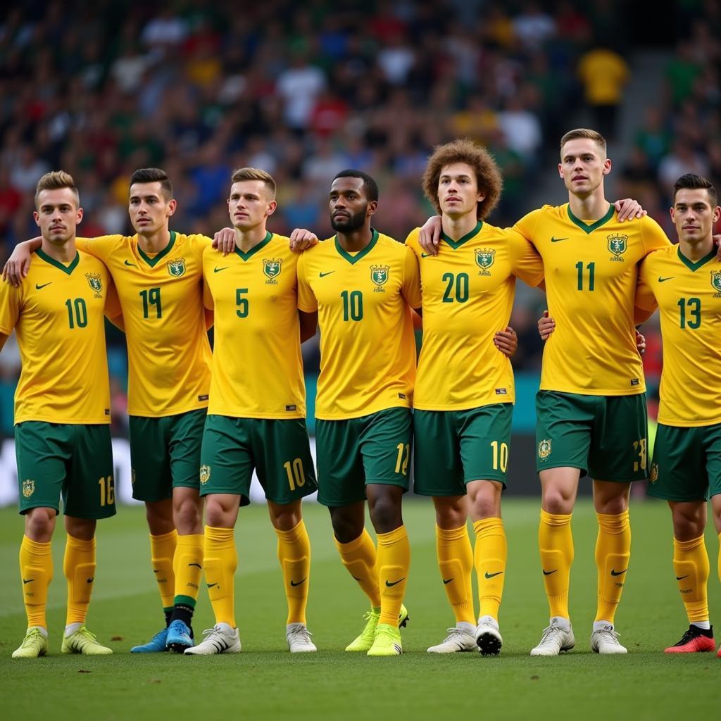 Đội hình ra sân của U23 Australia