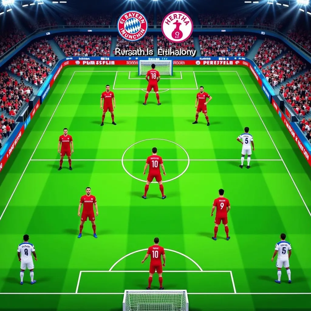 Bayern Munich vs Hertha Berlin: Đội hình ra sân