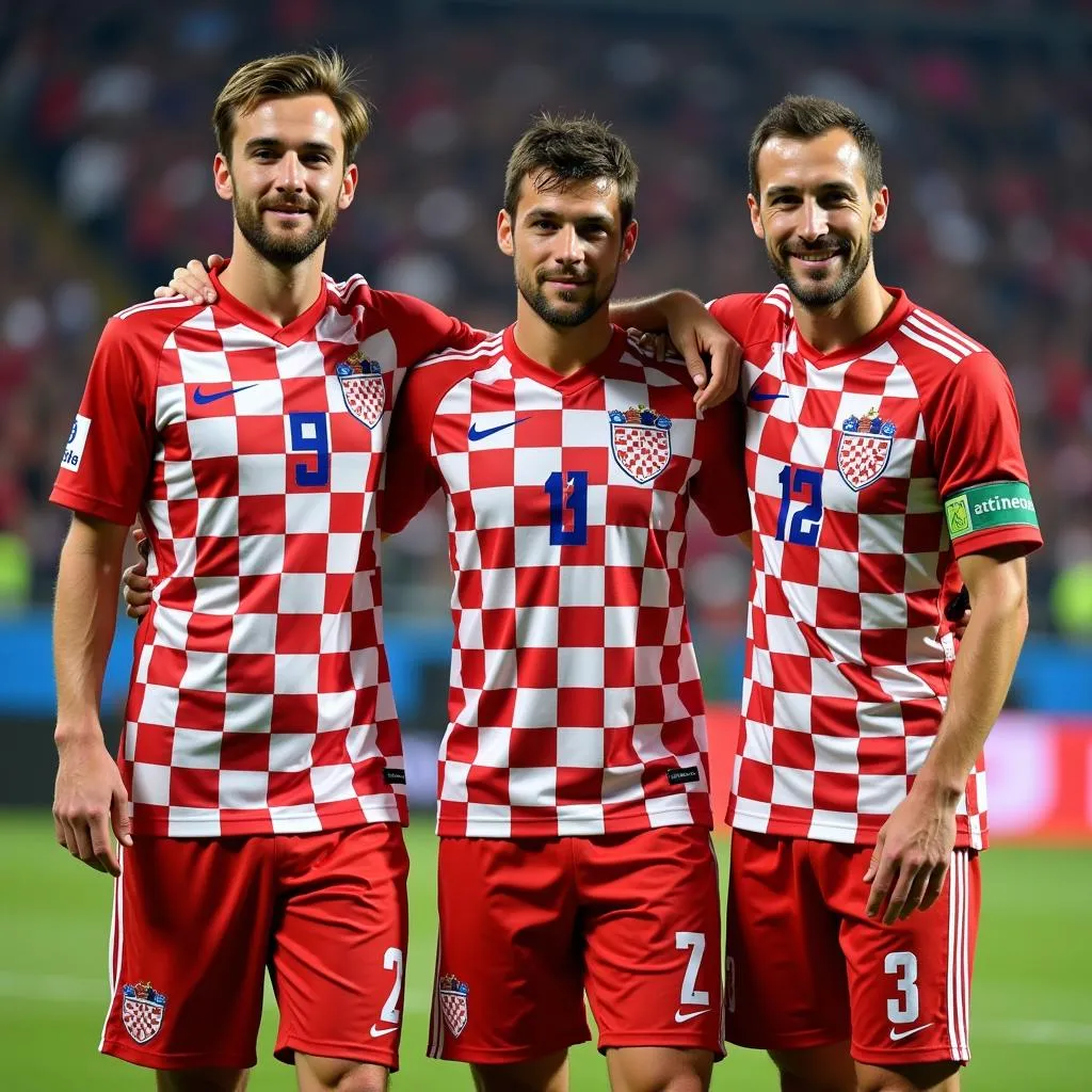 Đội hình Croatia ra sân