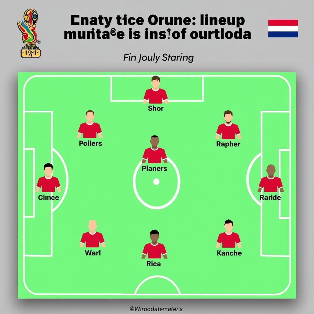 Costa Rica's expected lineup vs Spain