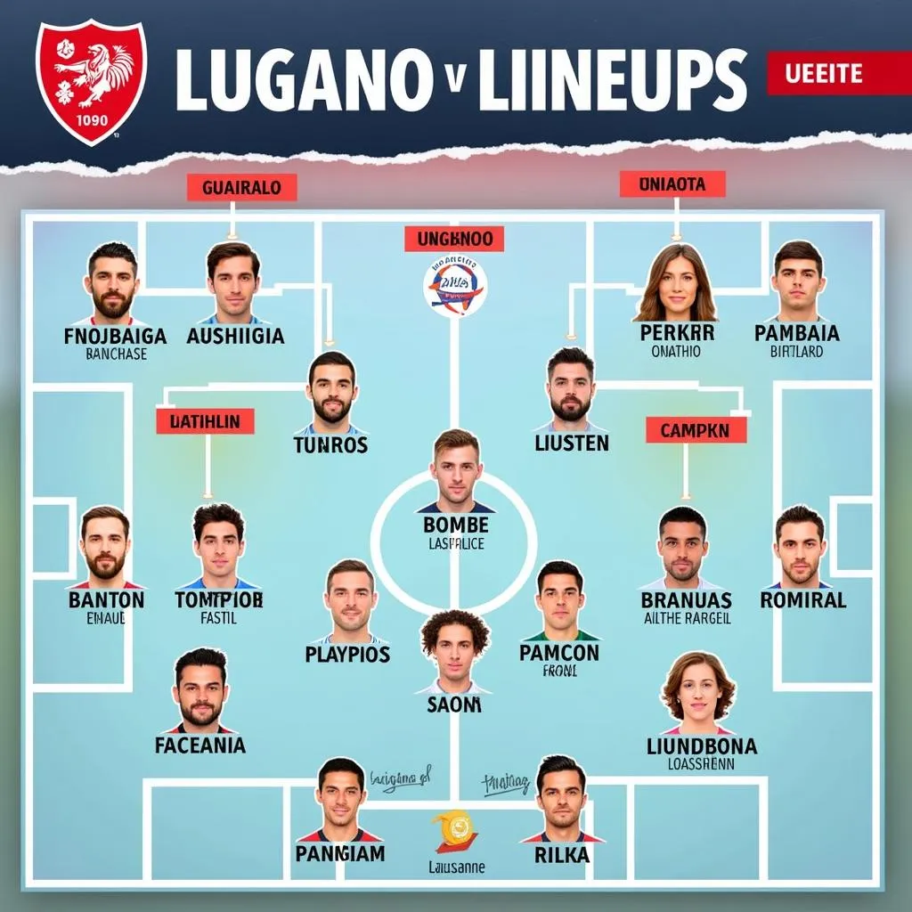 Đội hình Lugano vs Lausanne