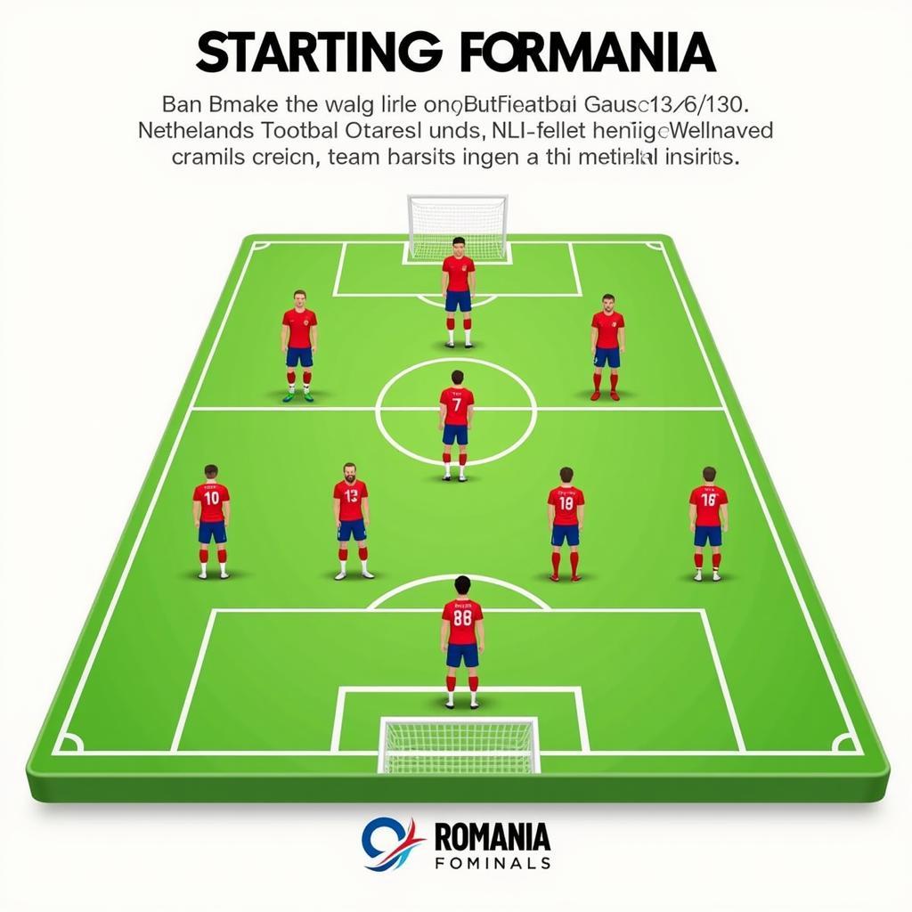 Đội hình ra sân Romania vs Hà Lan