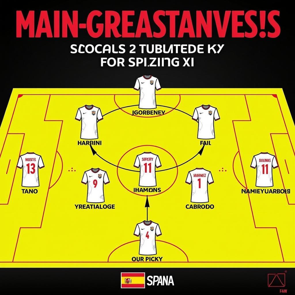 Spain Lineup Formation