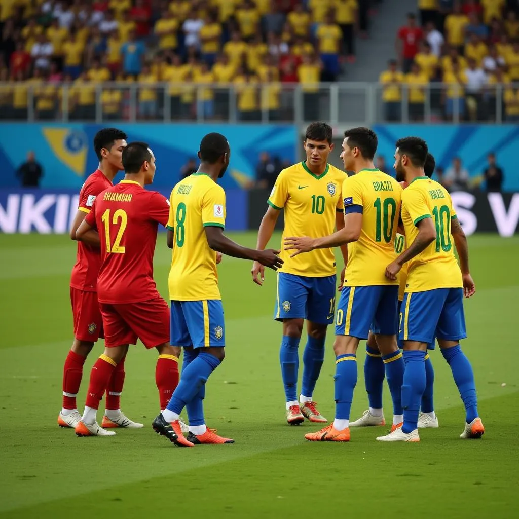 Đội hình Việt Nam vs Brazil