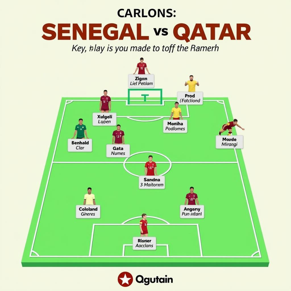 Đội hình xuất phát Senegal vs Qatar