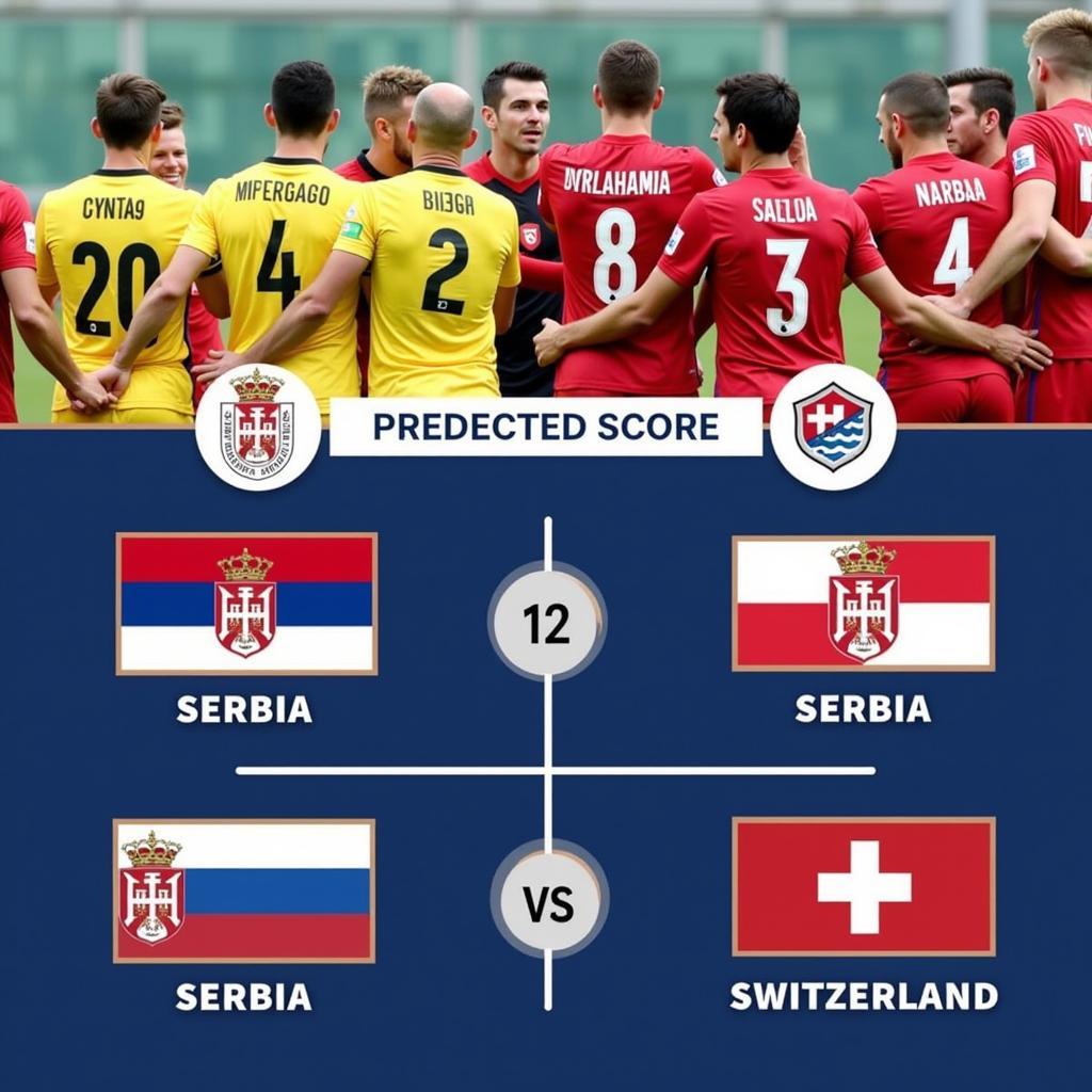 Dự đoán kết quả Serbia vs Thụy Sỹ