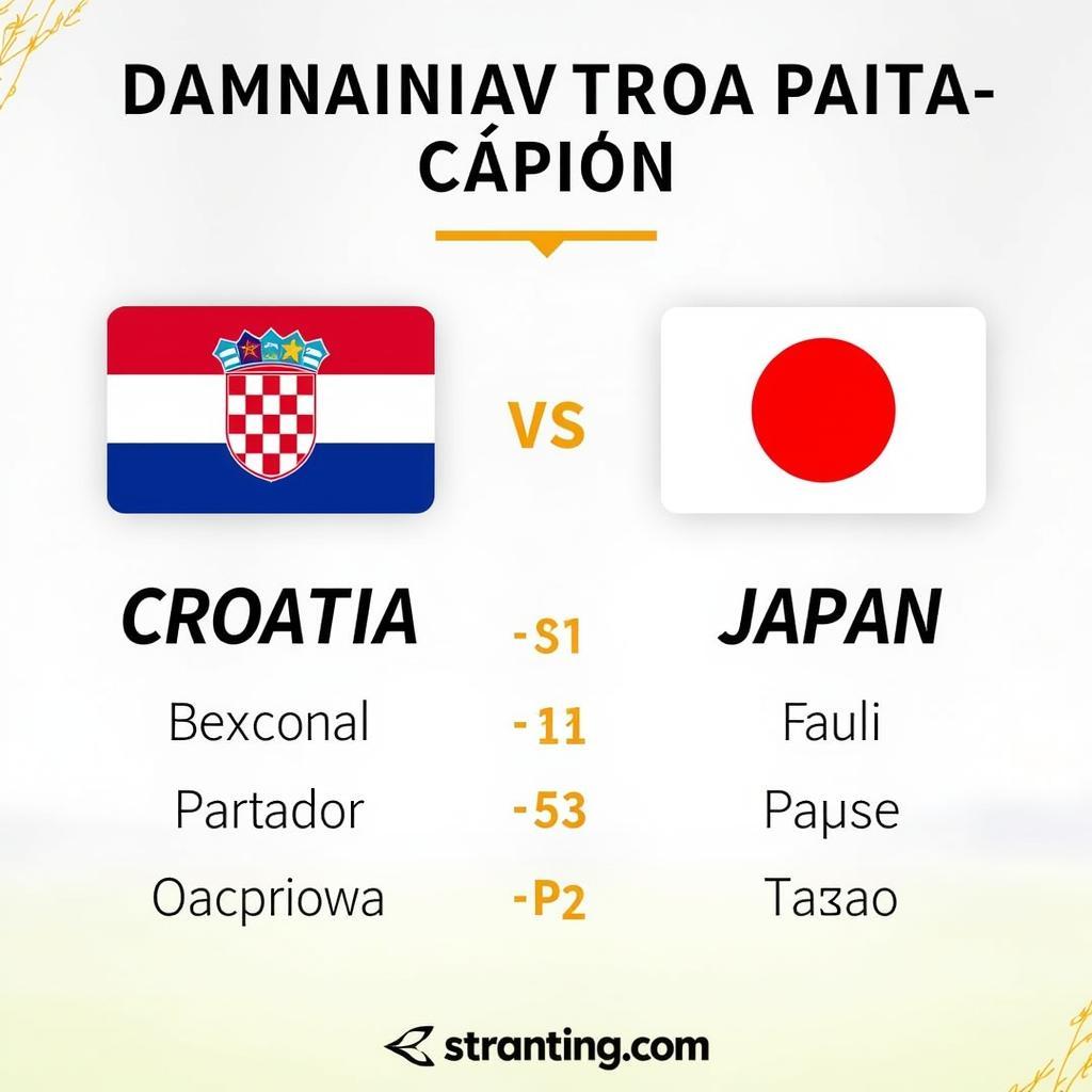 Dự đoán tỷ số Croatia vs Nhật Bản