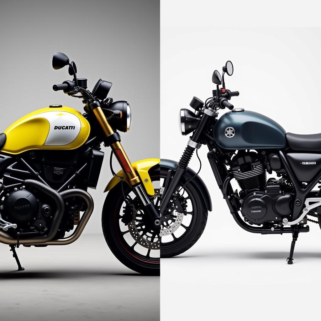 Ducati Scrambler vs Yamaha XSR700: Phong Cách