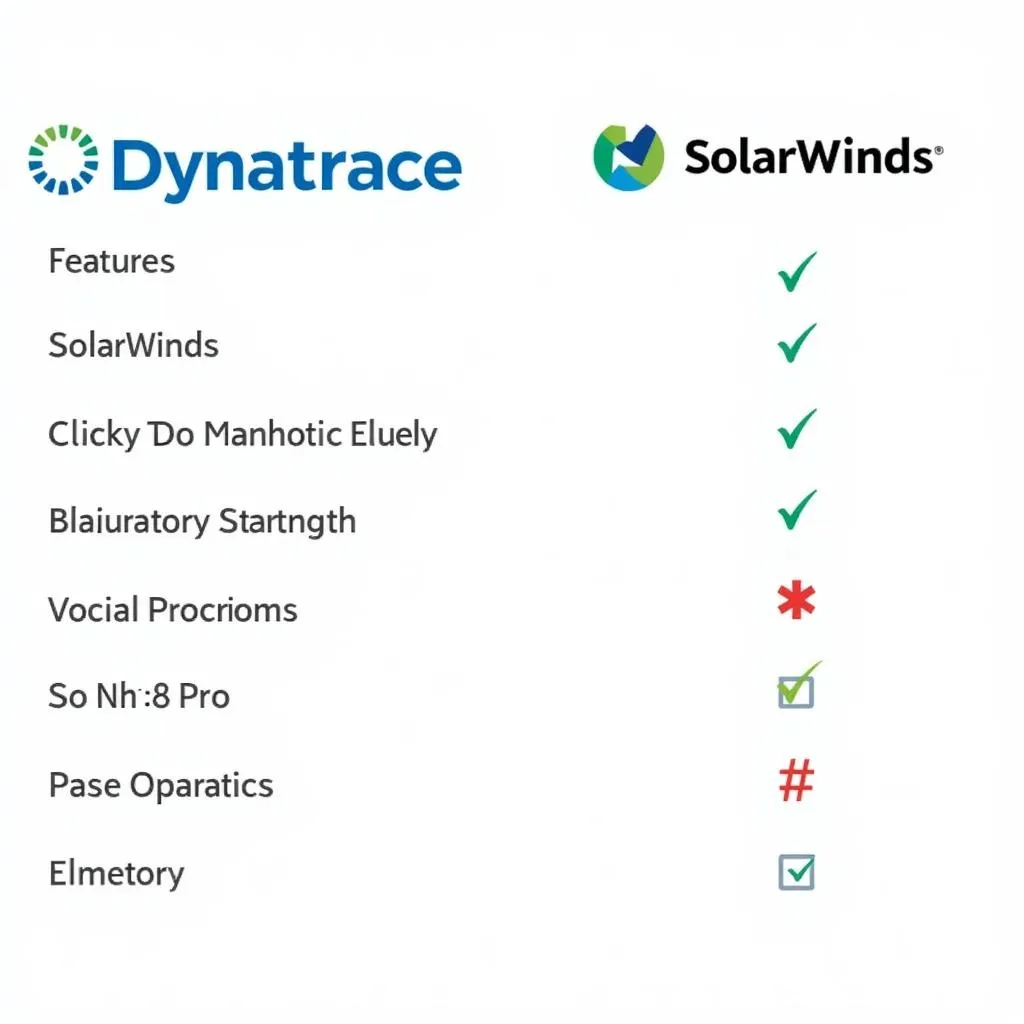 So sánh Dynatrace và SolarWinds