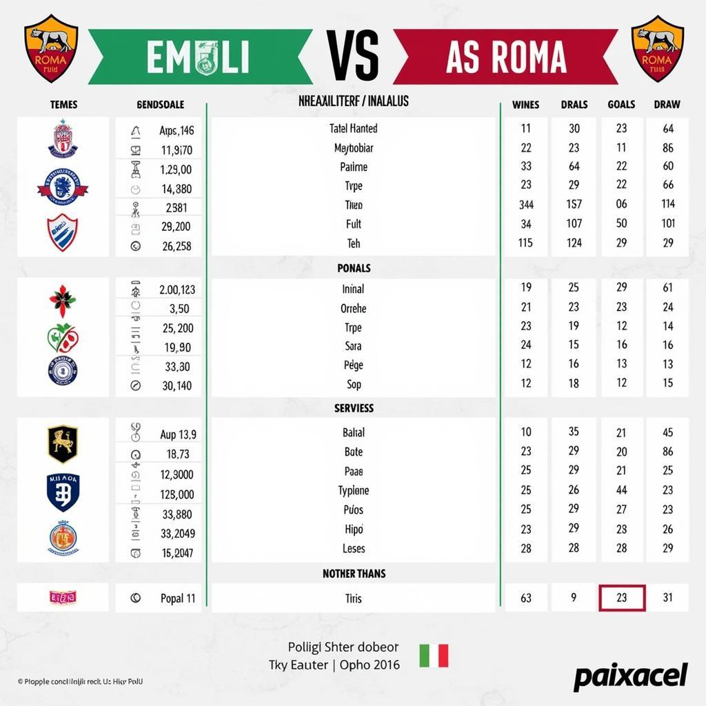 Lịch sử đối đầu giữa Empoli và AS Roma