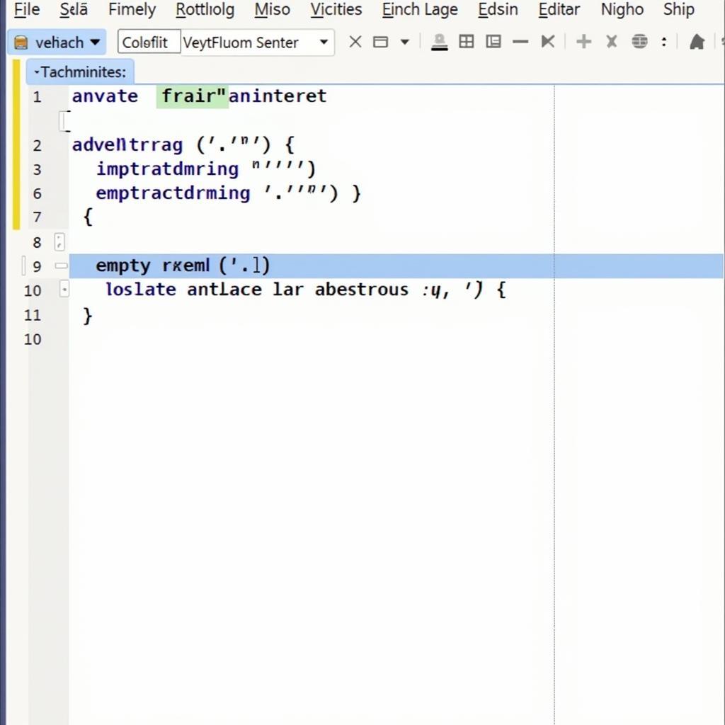 empty string in sql database