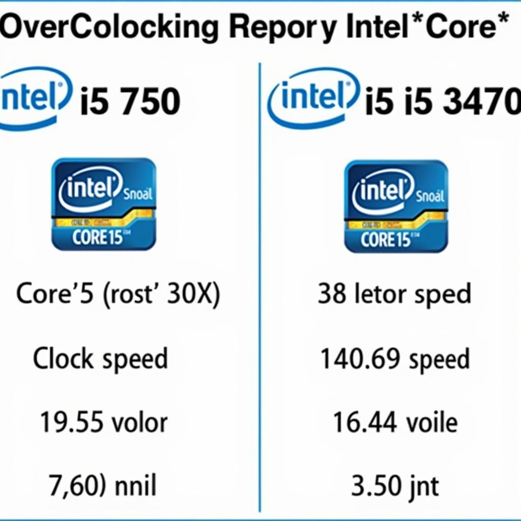 Ép xung Intel Core i5 750 và i5 3470