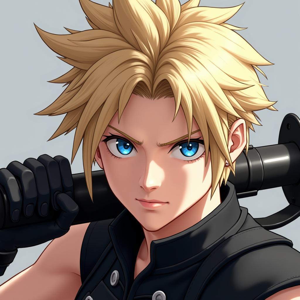 Cloud Strife trong Final Fantasy VII Remake