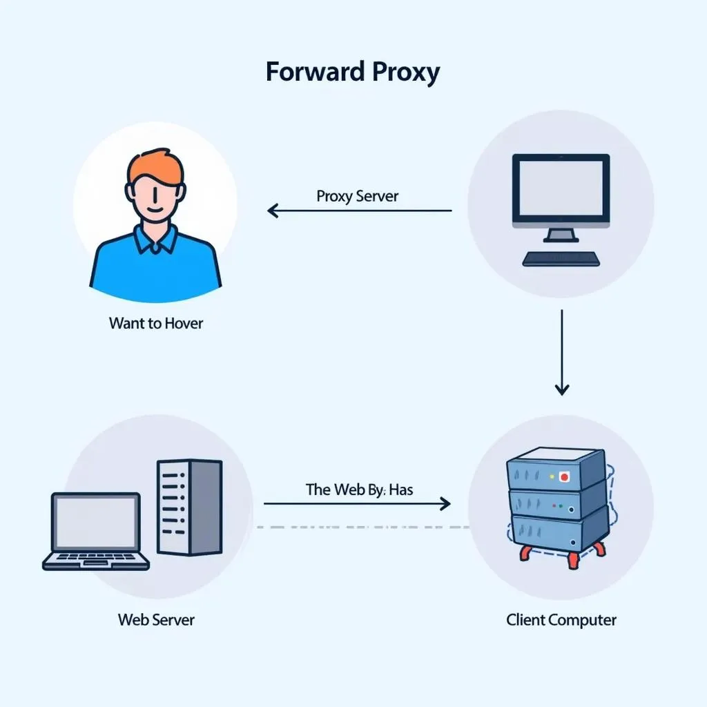 Forward Proxy Hoạt Động