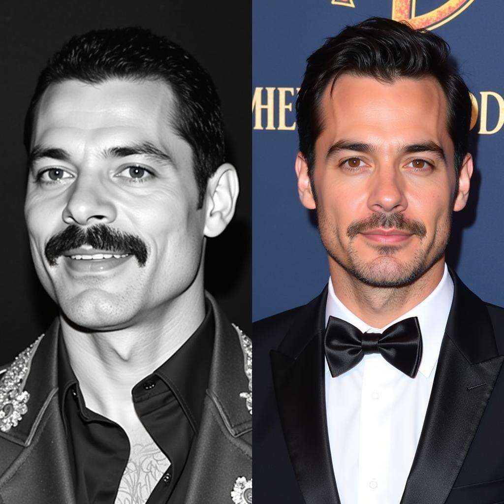 Freddie Mercury và Rami Malek