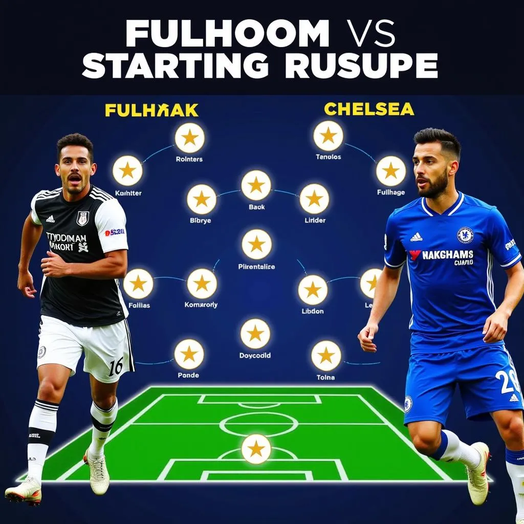 Đội hình ra sân Fulham vs Chelsea