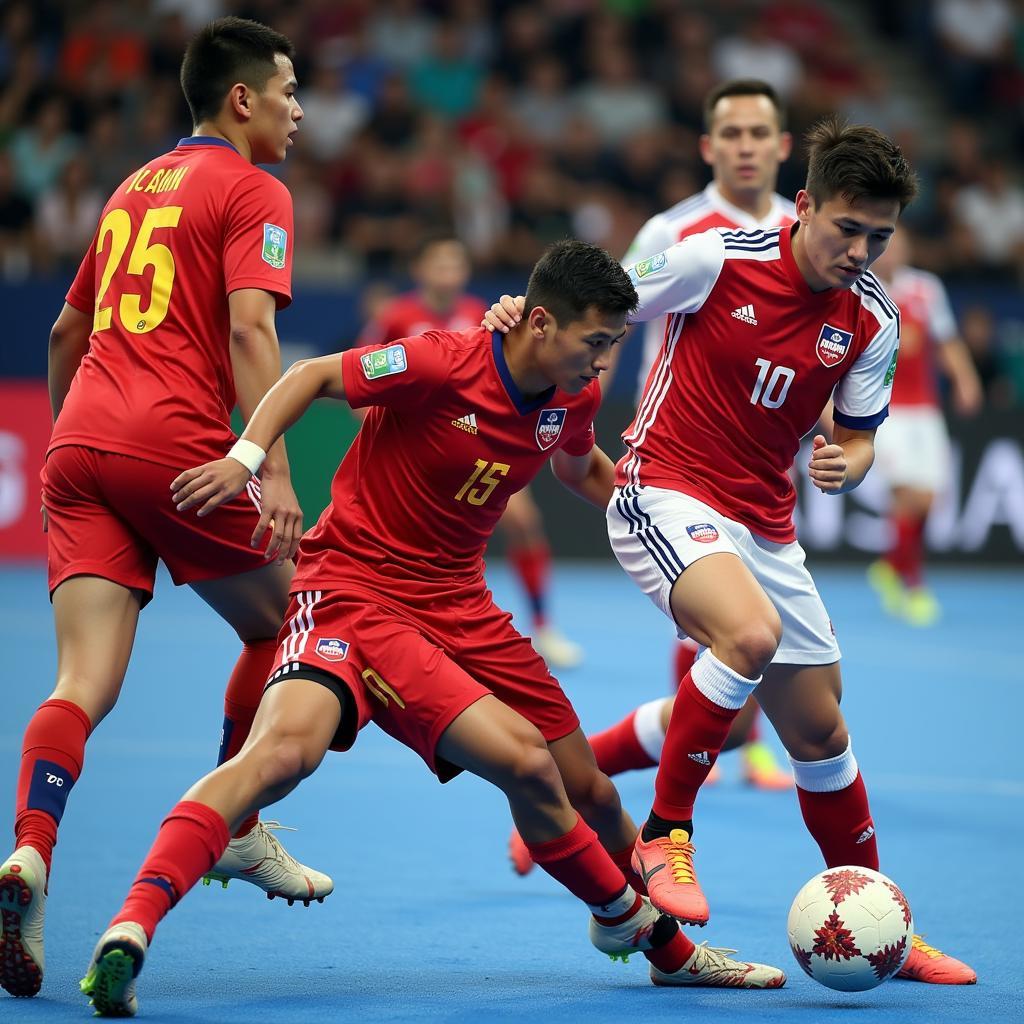 Trận đấu futsal Việt Nam vs CH Séc: Hai đội tuyển sẵn sàng bước vào cuộc đối đầu nảy lửa