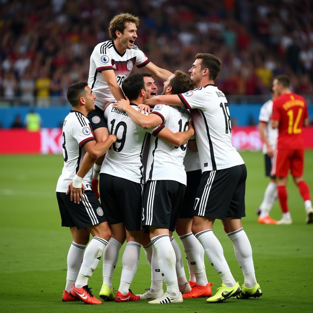 Germany vs Spain: Niềm vui chiến thắng