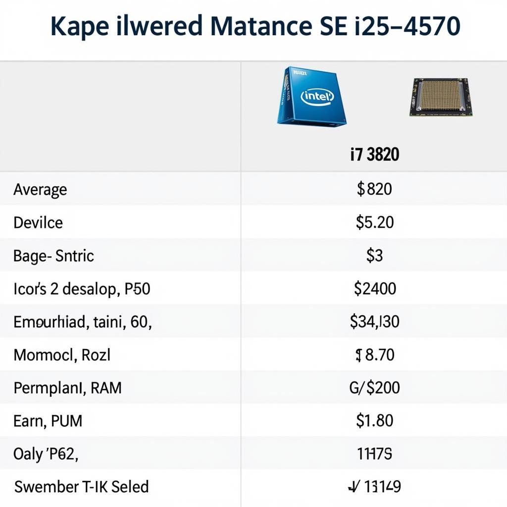 Giá cả và nền tảng i7 3820 vs i5 4570