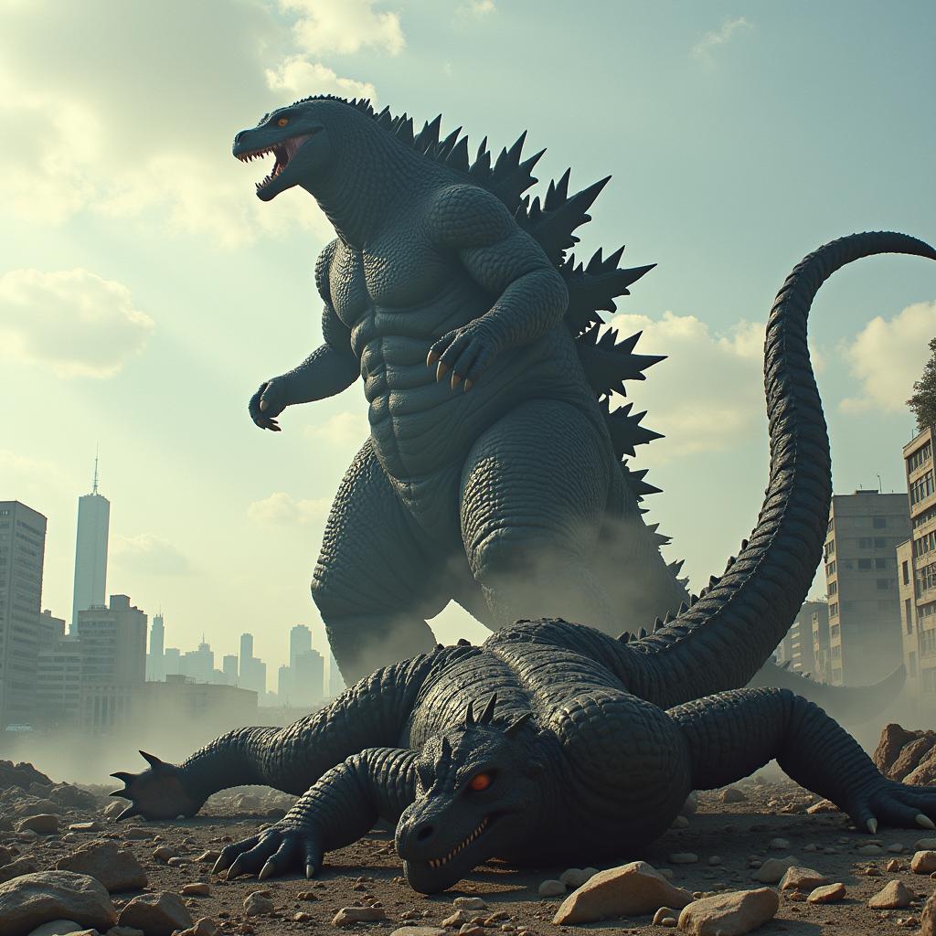 Godzilla Chiến Thắng Megalon