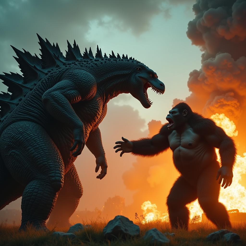 Godzilla vs Kong Đối Đầu