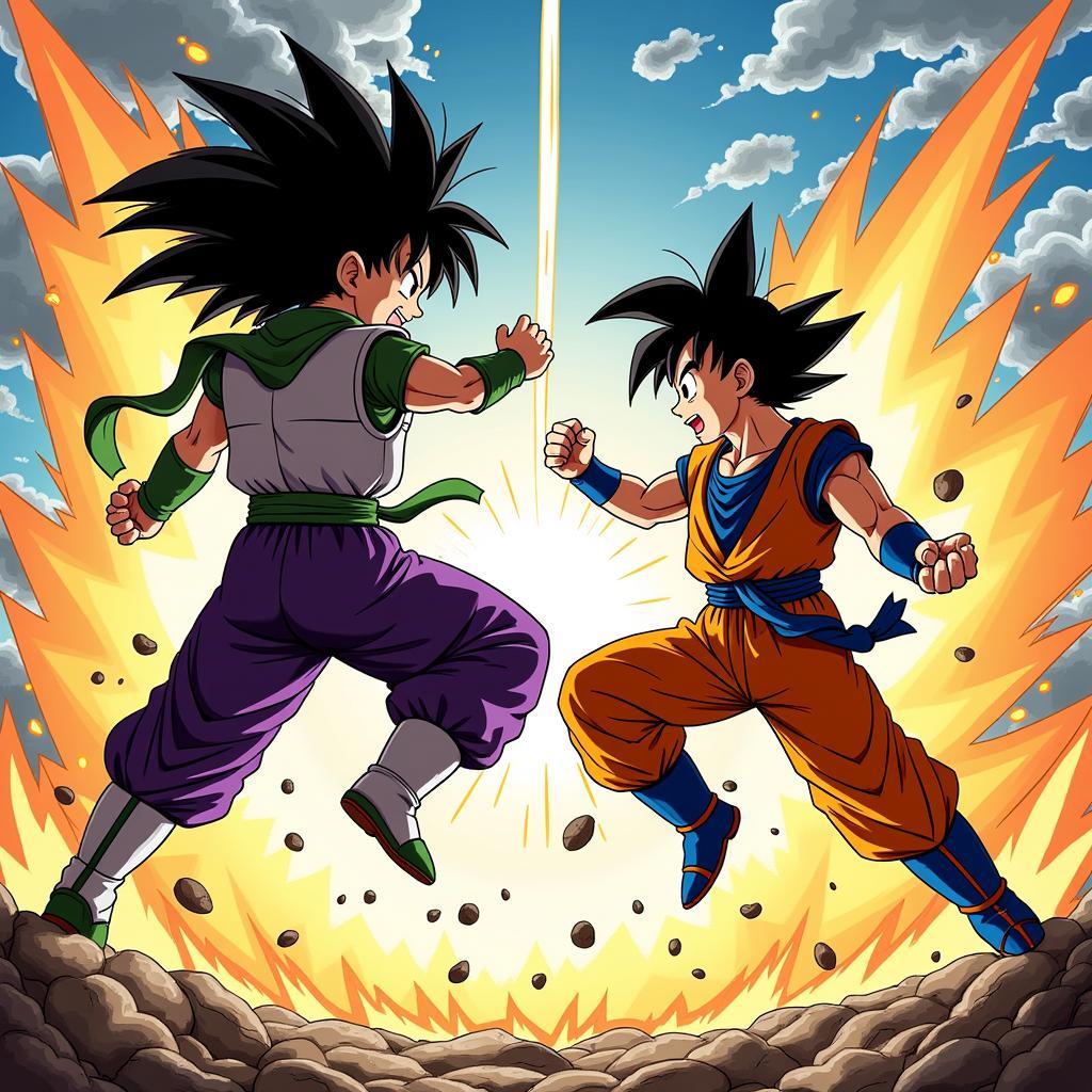 Gohan vs Broly Đối Đầu Nảy Lửa