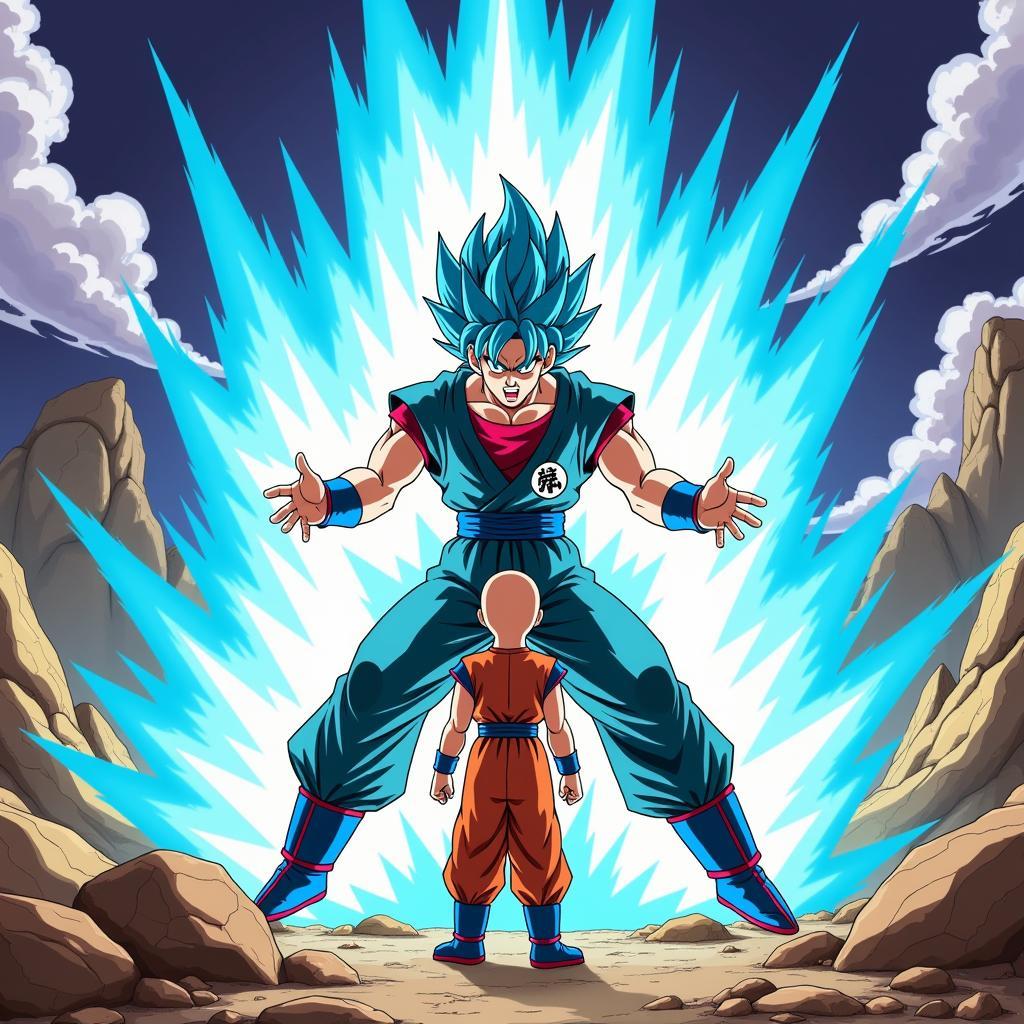 Goku và Saitama đối đầu