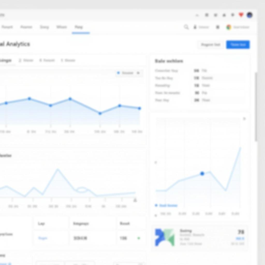 Giao diện Google Analytics