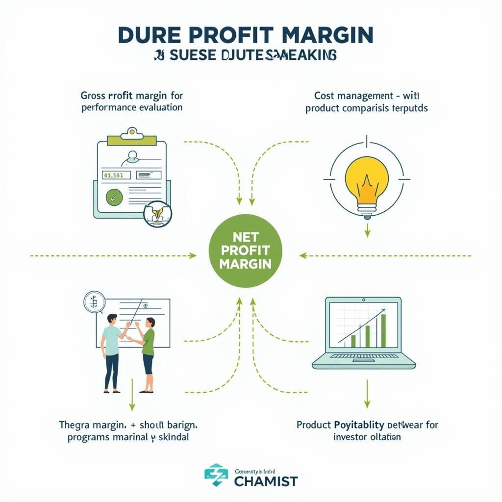 Ứng dụng của gross profit margin và net profit margin