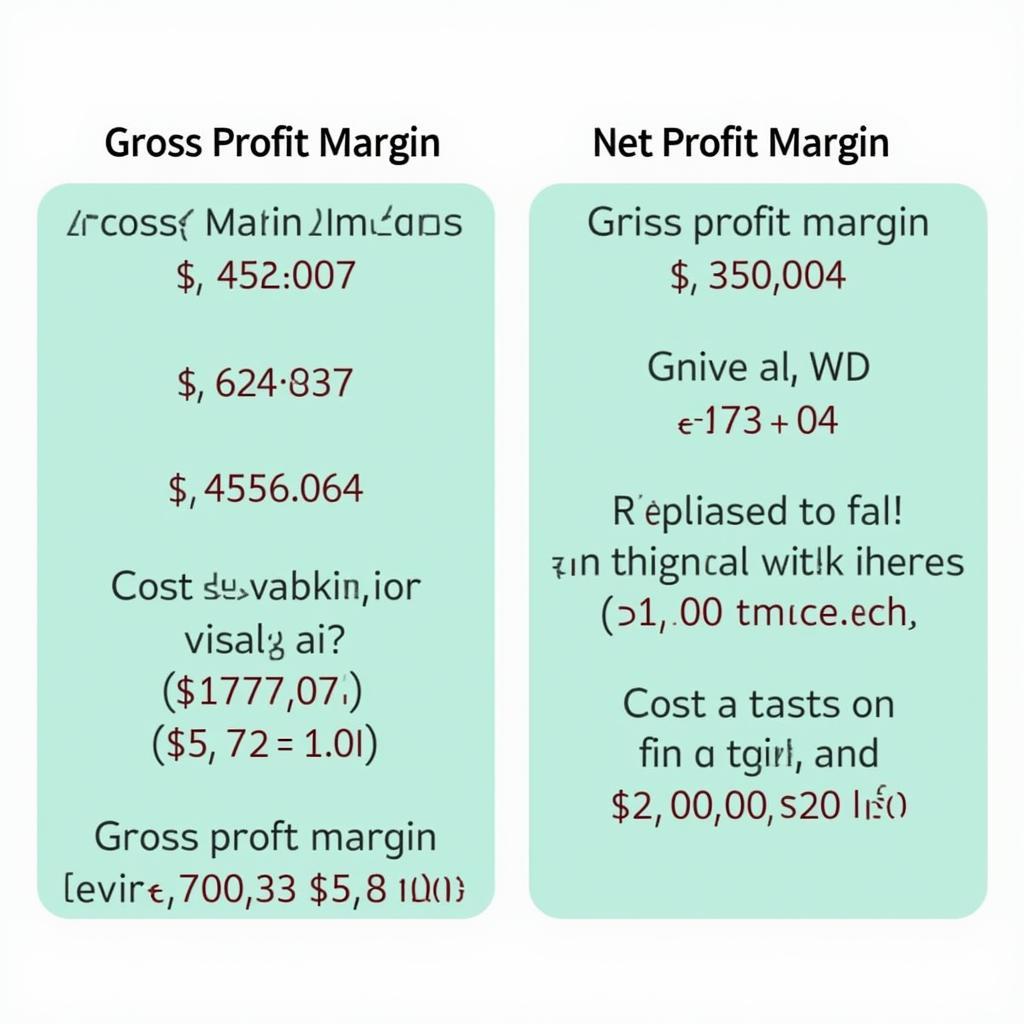 So sánh gross profit margin và net profit margin