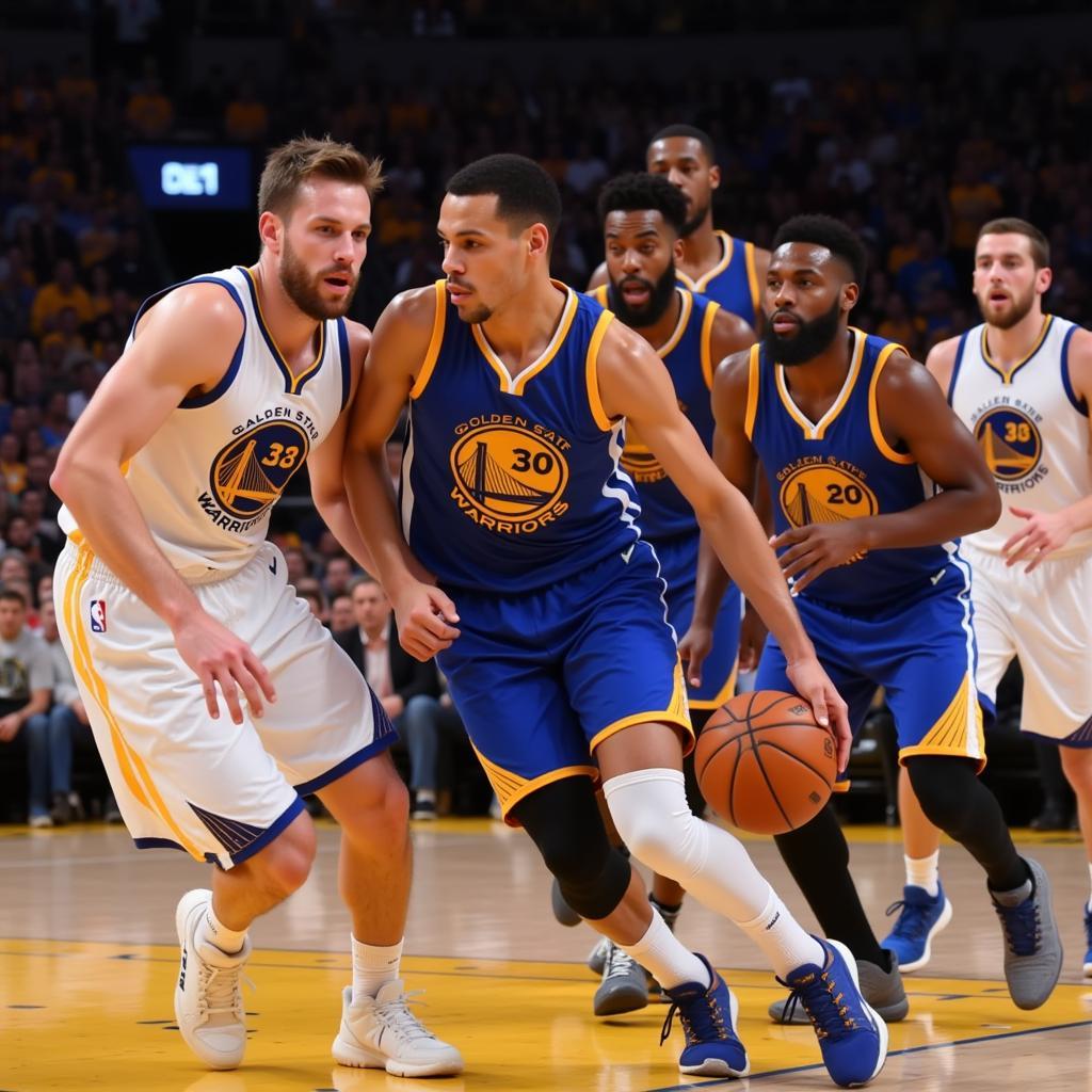 Golden State Warriors tấn công quyết liệt