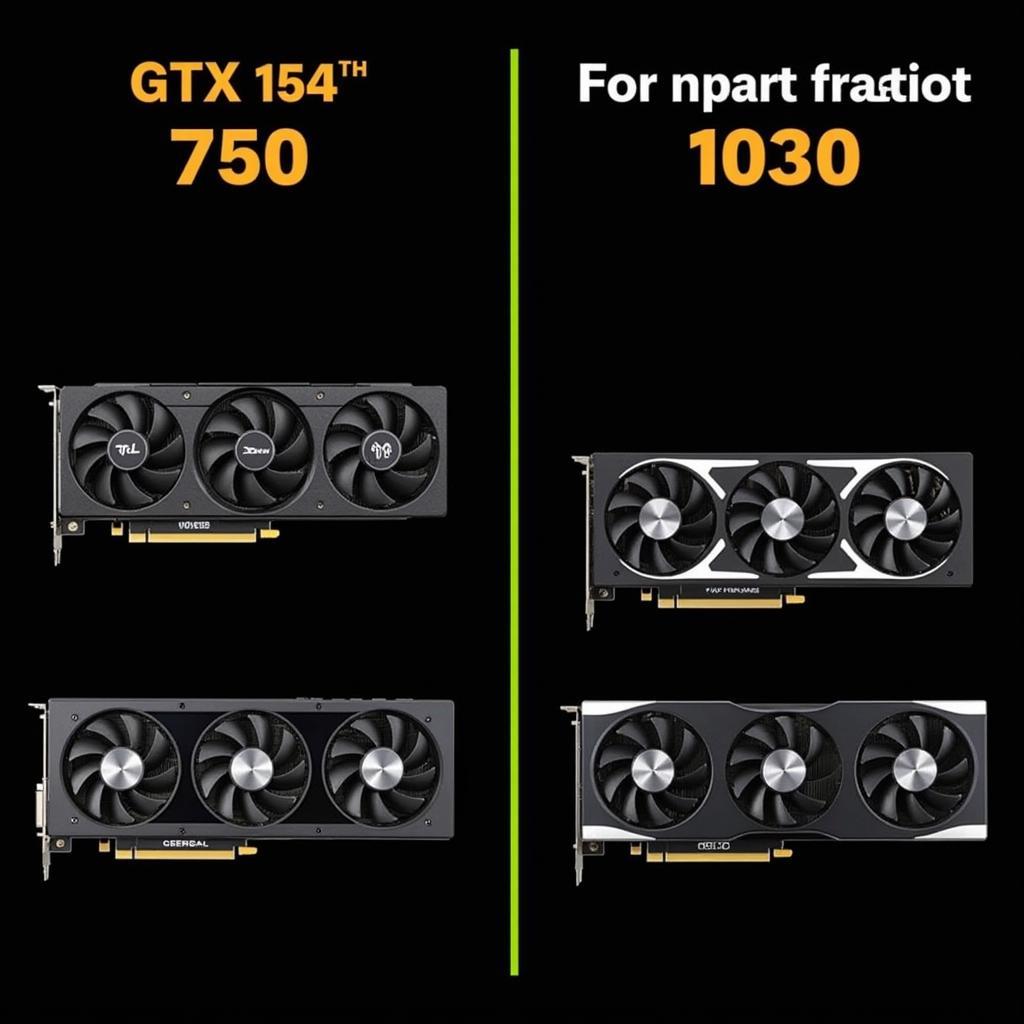 Card đồ họa GTX 750 và GTX 1030