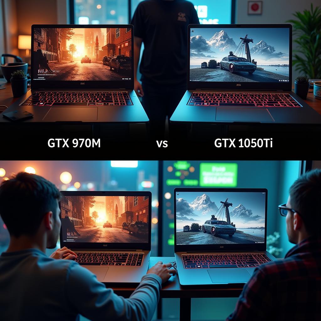 GTX 970M vs GTX 1050Ti Laptop Gaming