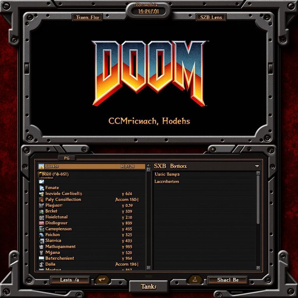 Giao diện GZDoom